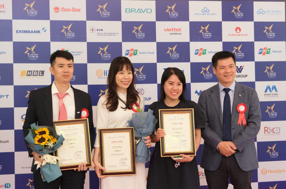 VTI Group received hat-trick awards AT TOP 10 ICT COMPANIES IN VIETNAM 2023 BY VINASA