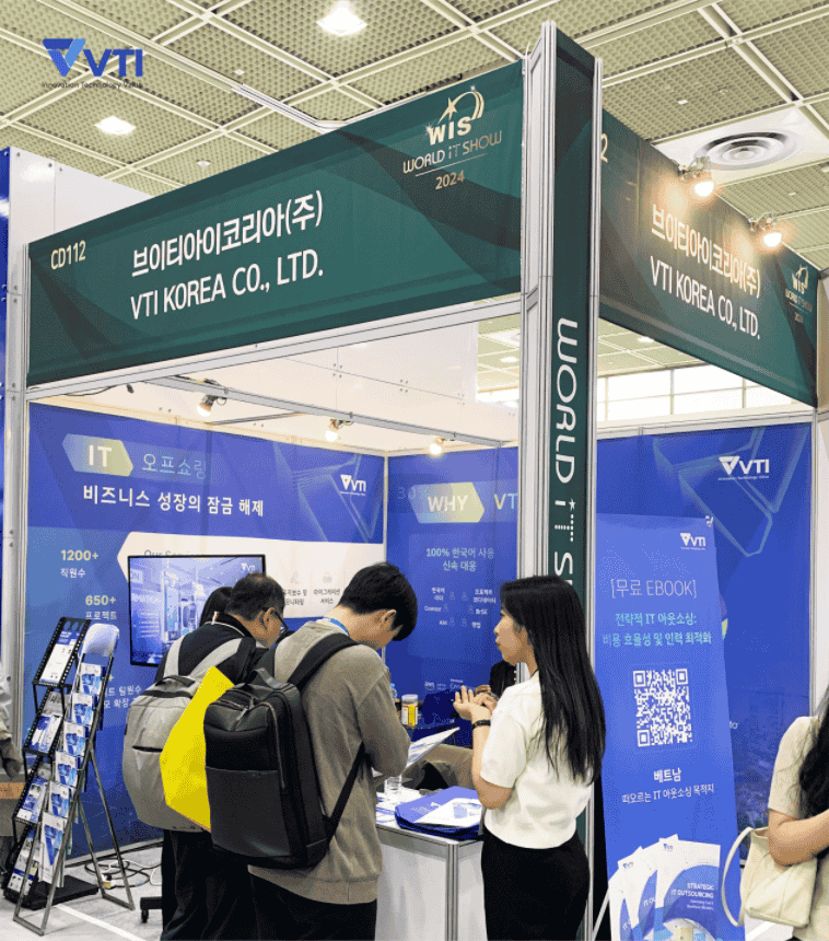 VTI KOREA's Booth Shines at World IT Show 2024