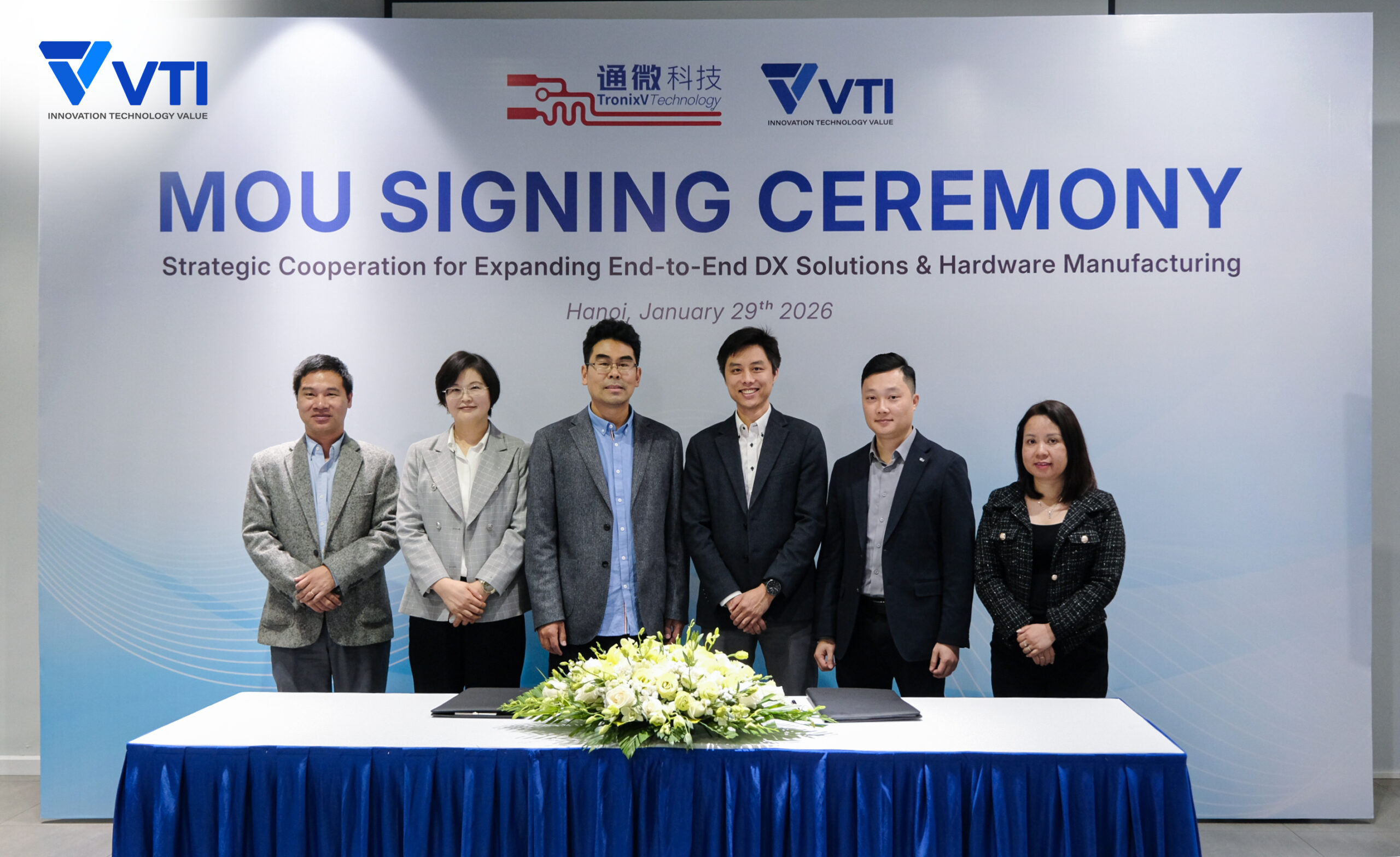 VTI MOU TronixV Technology