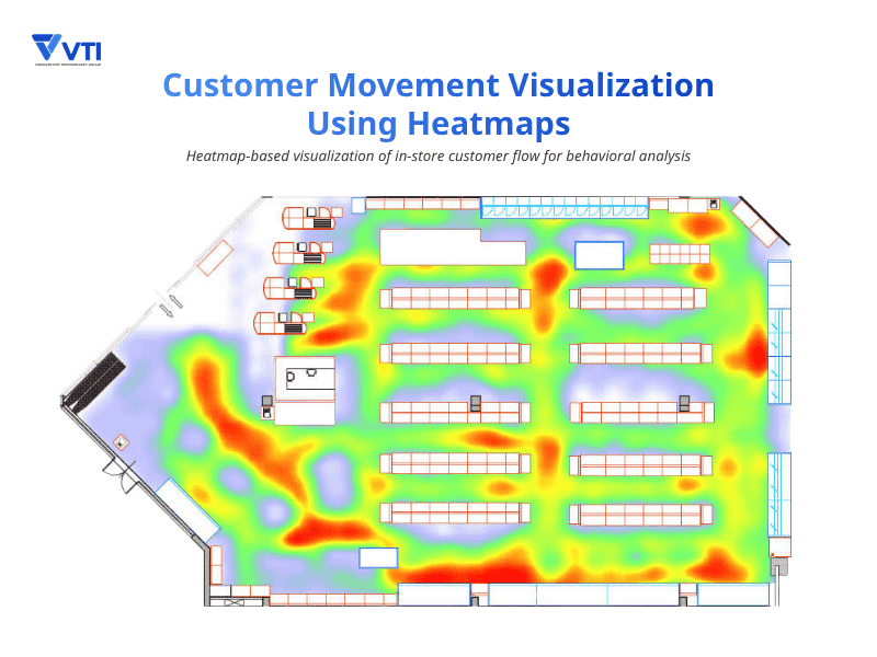 Customer Movement Visualization Using Heatmaps