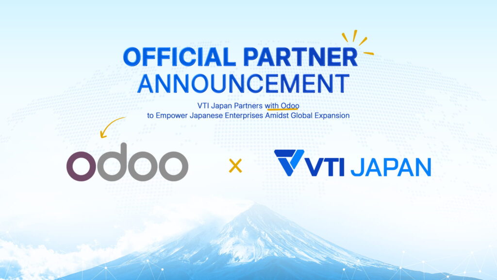 VTI Japan Becomes Official Odoo Partner