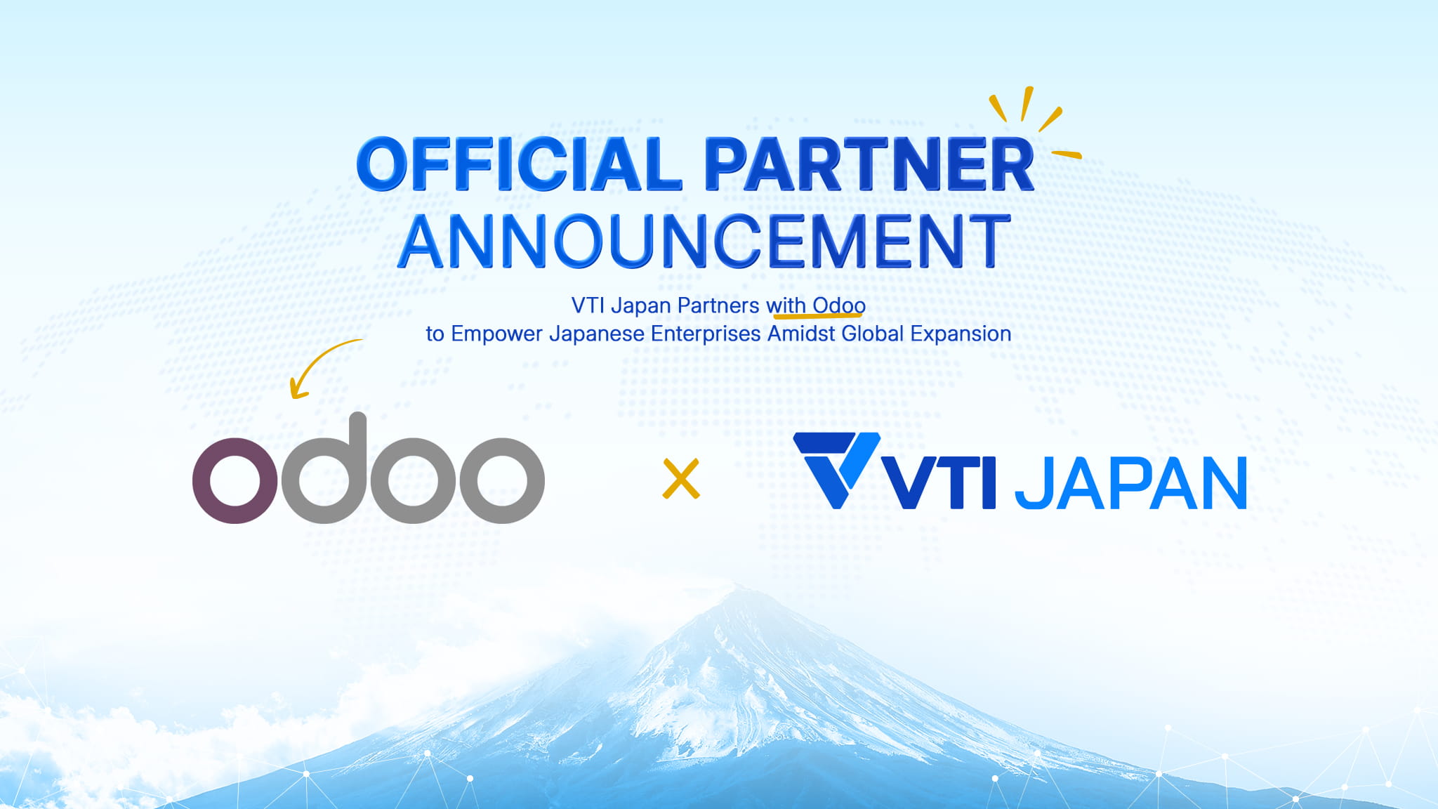 VTI Japan Becomes Official Odoo Partner