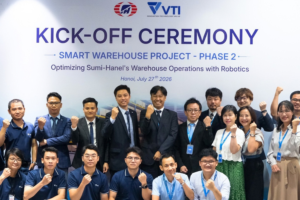 VTI on CafeF: Smart Warehouse Integrated with Robotics at Sumi-Hanel